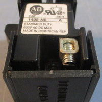 Allen Bradley 1495N8 Ser A Auxiliary Contact Standard Duty 600V AC/DC Lot of 2