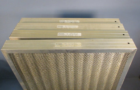 Lot of 4 Precisionaire 173/4x24x2" Washable Aluminum KKM Filter Cartridge