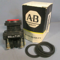 ALLEN BRADLEY RED PUSHBUTTON SWITCH SER. F 800HBR