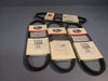 Lot of (4) Gates TruFlex V-Belts 3/8" Wide Choose Your Size 1200 3L220