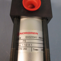 NORGREN PNEUMATIC CYLINDER 1-1/2" x 1" 250 PSI EA233A1