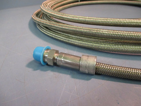 RubberFab Flexible Metal Hose 04TH0303S660 ¼"Hose 25ftLong ¼"MNPT NEW