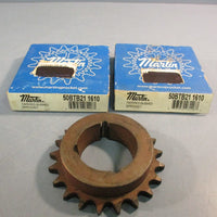 Lot of 2 Martin 50BTB21 1610 Tapered Bushing Sprocket 21 Teeth 5/8" Pitch 41/2"