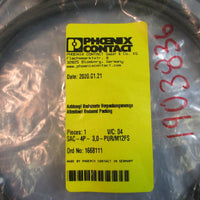 Phoenix Contact SAC4P3,0PUR/M12FS Sensor/Actuator Cable 3M NEW