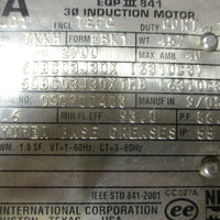 Toshiba B0304FLF3BMHJ01 Induction Motor 30HP 1770RPM 460V 1-7/8" Shaft Dia