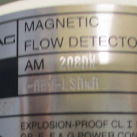 Yokogawa Admag Magnetic Flow Detector AM 208DN AB1LSA*A 80mm 3" FNTP 1/2"