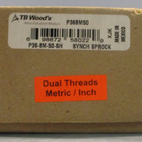 TB Woods Altra Industrial Motion P368M50 Synch Sprock P368M50SH Factory Seal