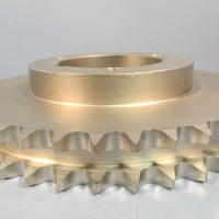 BROWNING BUSHING BORE ROLLER CHAIN SPROCKET HUB 40 TEETH TYPE Q, 2 ROW, D50Q40