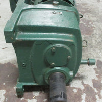 Toshiba 10 HP 230/460V Motor w/ US Motors GDM 17:1 Ratio Gear Reducer