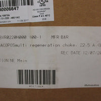 B&R Automation ACOPOSmulti Regeneration Choke 8BVR0220H000.100-1 Rev E0 NEW