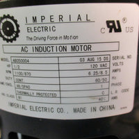 Imperial Electric Model AB050004, 1/2 HP, 1100 RPM 1 Phase AC Induction Motor