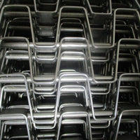 Ashworth OmniFlex Reverse Picket Stainless Steel Conveyor Belt 50' Long