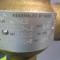 KUNKLE RELIEF VALVE SET POINT 160.0 PSI SIZE 3/4" 912BEDM03LE