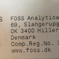 Foss Analytical A/S Sapphire Window 25 x 5 mm 60040240 Rev 03