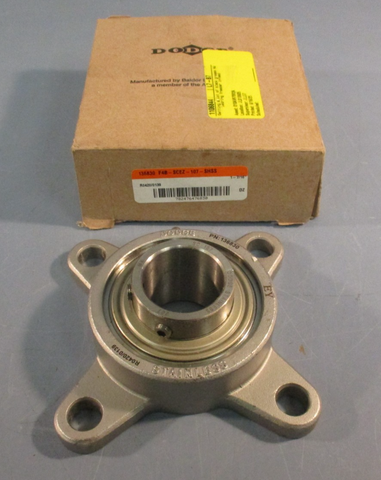 Dodge 136830 4-Bolt Flange Bearing 1-7/16" F4B-SCEZ-107-SHSS