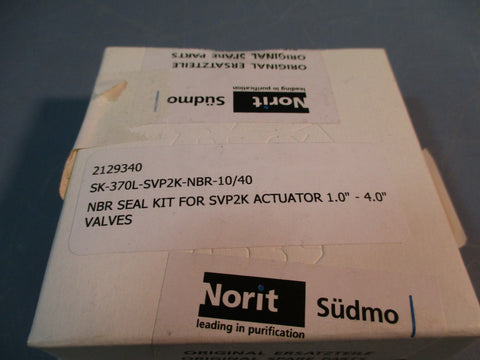 Norit Seal Kit SVP2K Actuator 1.0"4.0" Valves 2129340 SK370LSVP2KNBR10/40