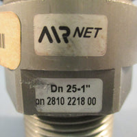 AIRnet 2810 2218 00 Aluminum Piping Nipple Socket 1" Pipe Dn 251" Lot of 2