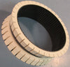Unbranded Grooved Gum Feed Belt Rubber 6" Outer Dia 5" Inner Dia 2" Width