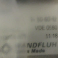 Wandfluh SIN60V Solenoid Valve 110 VAC 50-60 Hz VDE 0580 S1=100%ED