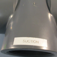 NIBCO SCH80 PVC 2.0" NPT, STRAIGHT TEE, EJECTOR 20 TO 250PSI 140 DEG 1070376