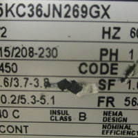 Shipco Pumps Model 116D and Motor Assy Marathon Motor 1/2HP 115/208230V 3450RPM
