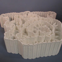 INTRALOX WHITE CONVEYOR BELT, FLUSH GRID POLYPROPYLENE 16FT SERIES 900