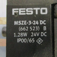 Festo CPE14M1BH5L* Solenoid Valve 1:38bar 196941 HD02 MSZE324 DC 5/16"