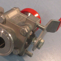 Flowserve Worcester Controls A351 CF3M Ball Valve Three-Way A351CF3M