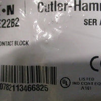 Eaton Cutler Hammer E22VF1C Lever Selector Switch 2 Position