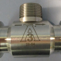 GPI GSCPS-100 Sanitary Turbine Flow Meter 1" ID 316SS 6.7 to 67 GPM