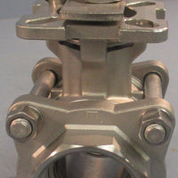TruFlo QSM CF8M Stainless Steel Ball Valve 11/2" NPT 1000WOG Threaded