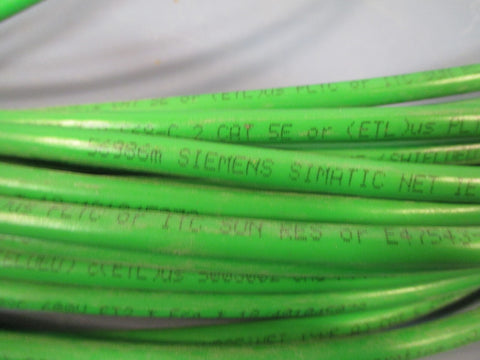 SIEMENS SIMATIC NETWORK, ETHERNET STANDARD CABLE ASSEMBLY RJ45 6XV18402AH10
