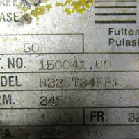 Leeson 150041.60 Motor N326T34FB1A 50HP 3450RPM 60Hz 326TS 17/8" Shaft Dia