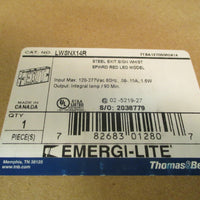 Thomas Betts EmergiLite Steel Exit Sign Red LED Cat No LWSNX14R