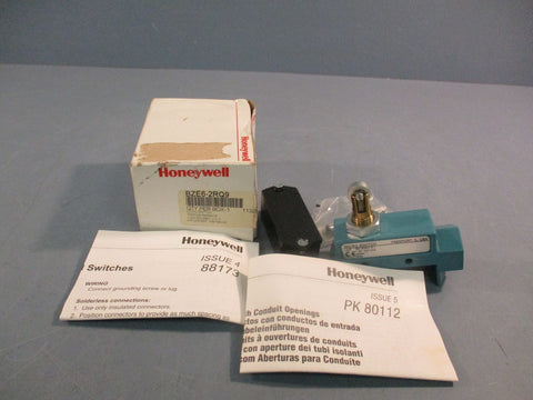Honeywell BZE6-2RQ9 Limit Micro-Switch, 15A, 125,250 or 480VAC 1/8 HP/125VAC