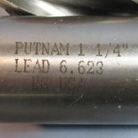 Lot of 2 Putnam 11/4" HS 4 Flute 3" LOC Lead 6.802 & 6.623 End Mills