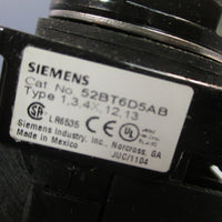 SIEMENS ILLUMINATED BLUE PUSHBUTTON SWITCH 24V AC/DC PUSHTOTEST 52BT6D5AB