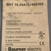 Baumer Electric BHT 16.24A72/404769 Incremental Hollow Shaft Encoder