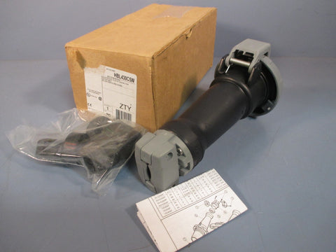 Hubbell Pin & Sleeve Connector IEC 30A, 3Pole 4Wire, 430C5W HBL430C5W