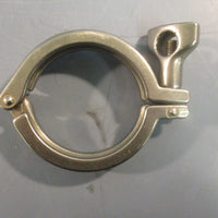 Unbranded Tri Clamp Used Sanitary Clamp Single Hinge 2-11/16" ID Lot of 5
