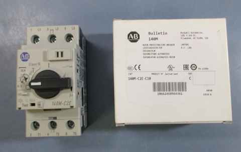 Allen Bradley 140M-C2E-C10 Ser. C Motor Protector/Circuit Breaker 6.3-10A 13389