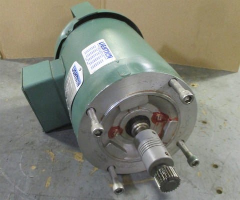 Lightnin Baldor 35S7050084G1 1/3 HP, 3 PH, 1725 RPM, 56C Frame Mixer Motor Used