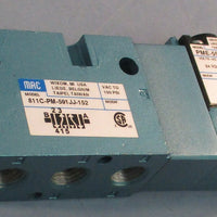 Mac 811CPM591JJ152 Pneumatic Solenoid Valve 150PSI 24VDC 61/4" Length