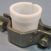 Lot 4 Tube Hangers 1-1/2" 1.5" PVC Insert and Coated Steel w/ Hardware NWOB