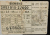 Siemens 3VE1015-2JU00 Motor Starter Protector G/8708A76