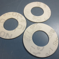 3 New TSP 3545R 3545R2X150X12 Garlock Gylon 3545 Gaskets 2" x 150 x 1/8" Thk os