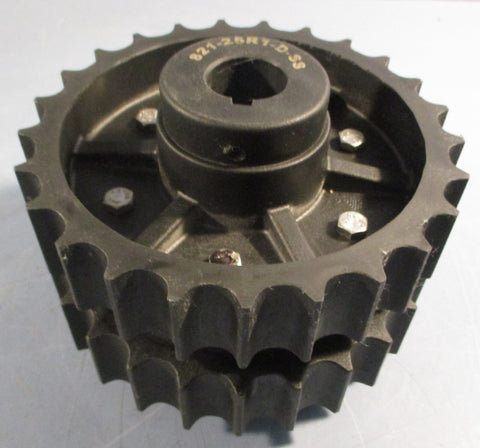 System Plast 821-25R1-D-SS Molded Drive Sprocket 821 Series 1" Bore 25 Teeth