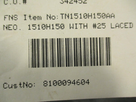 Gates 1510H150 Timing Belt 302 Teeth 151 in Length 1/2 in Pitch