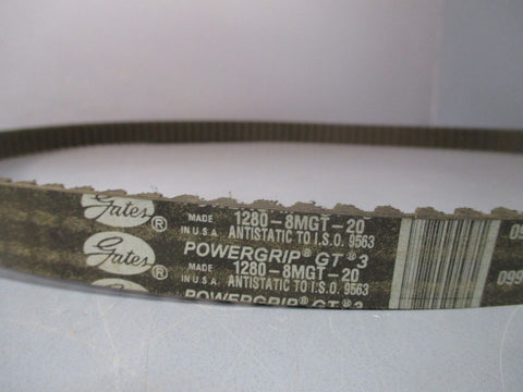 Gates PowerGrip GT3 Synchronous Belt Antistatic 1280-8MGT-20