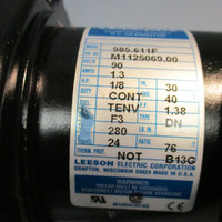Leeson M1125069.00, DC Permanent Magnet D.C. Gearmotor 985.611F